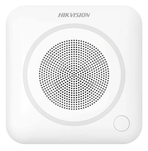 Hikvision AX PRO DS-PS403I-WB Wireless Indoor Intercom Sounder Plus with Full Duplex Intercom, LED Indications, 105dB Adjustable Alarm Sound