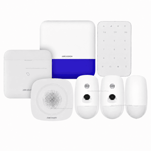 Hikvision AXPRO-KIT3DETECTORS-VIDEO AX PRO Hub Kit, 2 x PIR with Video Verification