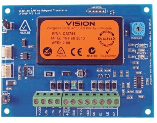 Bosch Solution CM796B Wiegand to RS485 LAN Module for Solution 144 and 6000 Alarm Panels
