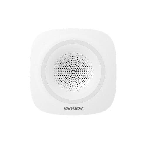 Hikvision AX PRO DS-PS1-I-WB Wireless Internal Sounder with 433MHz Two-Way Communication, Configurable Prompt Sound & LED Indicator, 3-Year Battery Life