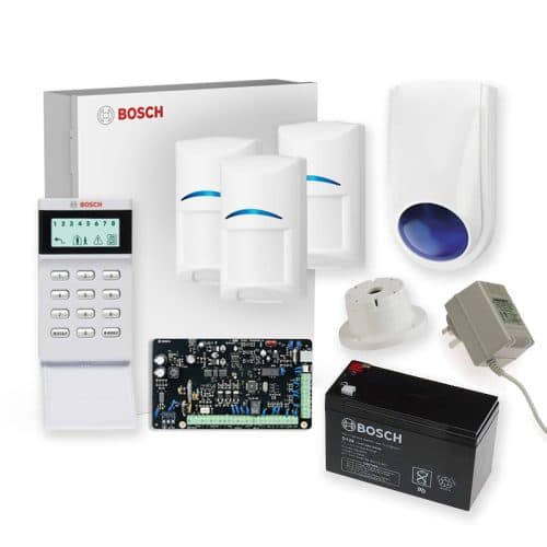 Bosch 3000 Series Alarm Kit with Icon Keypad, 3 x Bosch Gen2 PIRS and Accessories