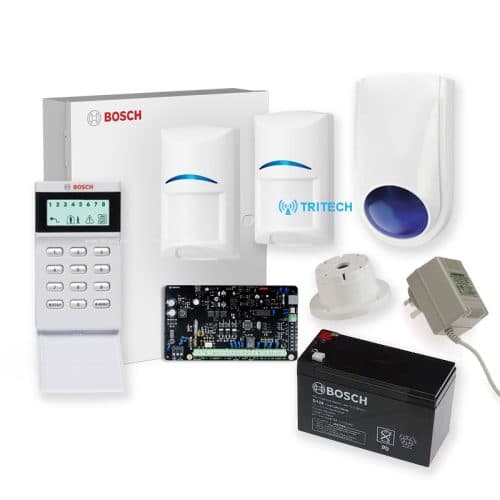 Bosch 2000 Series (8 Zone) Alarm Kit with Icon Keypad, 2 x Bosch Gen2 Tritech PIRS and Accessories
