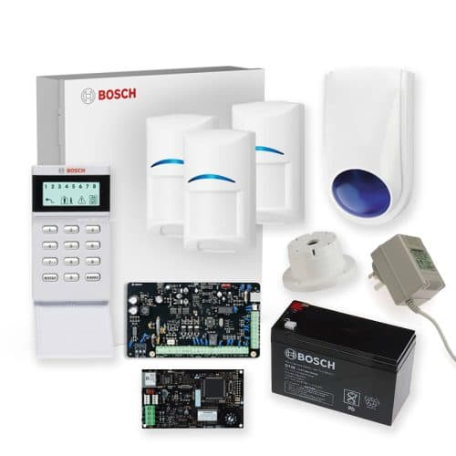 Bosch 3000 Series Alarm Kit with Icon Keypad, 3 x Bosch Gen2 PIRS and Ethernet Module
