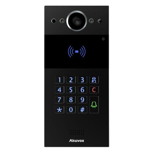 Akuvox R20K Palm-Size On Wall IP Video Door Phone – Black