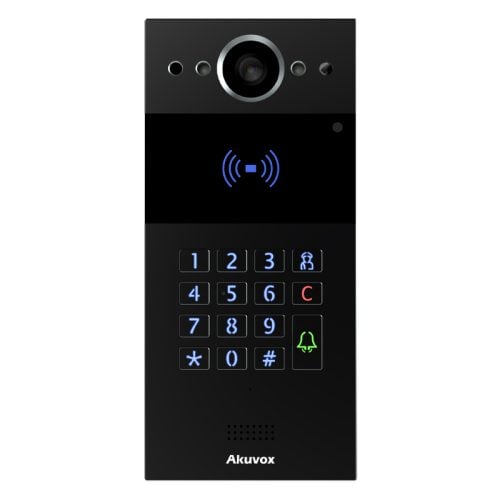 Akuvox R20K Palm-Size On Wall IP Video Door Phone – Black