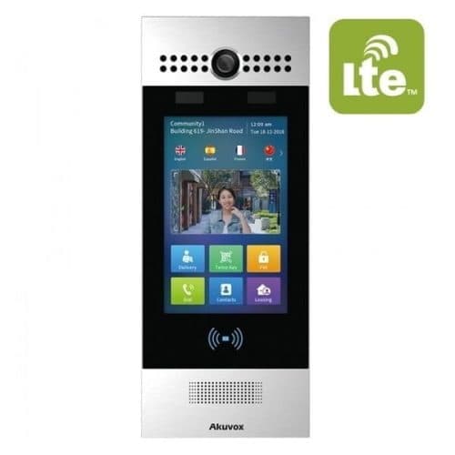 Akuvox R29C-L Kit, Smart SIP Video Intercom with Facial Recognition, LTE (4G), and Surface Mount