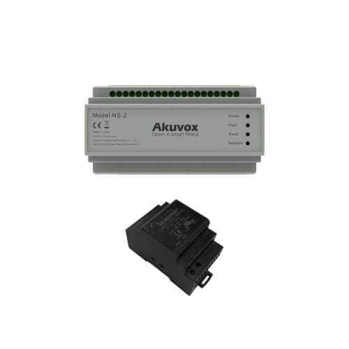 Akuvox NS-2 Long Distance 2-Wire Switch with Power Supply