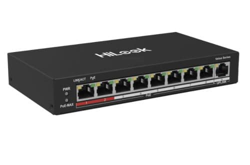 HiLook NS-0109P-60 8 Port Fast Ethernet Unmanaged POE Switch