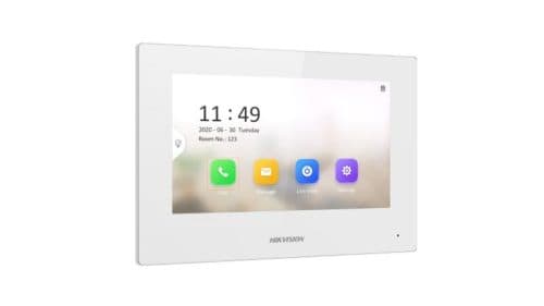 Hikvision DS-KH6320-LE1 7” IP Indoor Station Standard PoE, No App Integration, Ideal for Rentals Lite