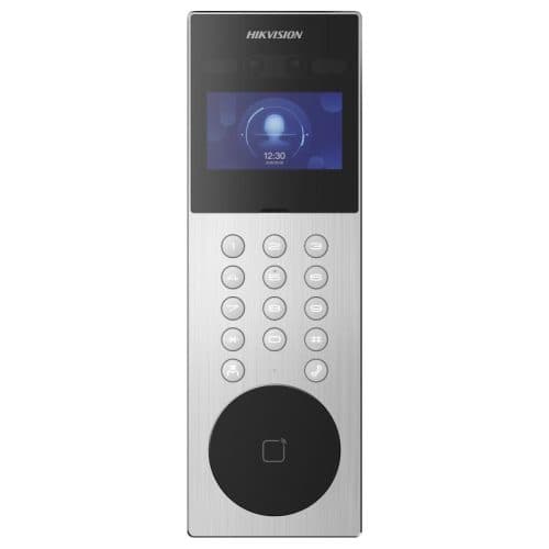 Hikvision DS-KD9203-ME6 IP Video Intercom Door Station Dual 2MP Cameras, Face & Card Access, 4.3″ Screen
