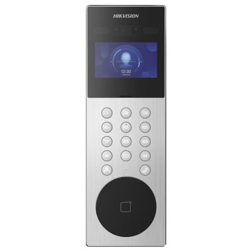 Hikvision DS-KD9203-ME6 IP Video Intercom Door Station Dual 2MP Cameras, Face & Card Access, 4.3″ Screen