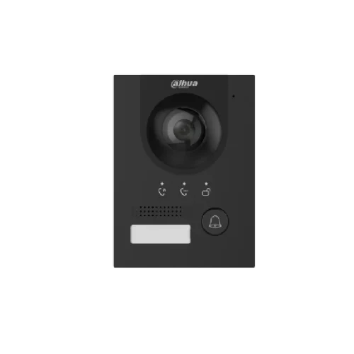 Dahua 2MP DHI-VTO2202FB-P-S3 Black 2-Wire IP Villa Door Station with PoE, Dual Lock Control, IP65 & IK07