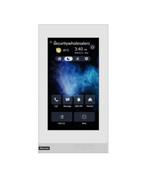 Akuvox S562-V White Vertical 7 Inch Linux Indoor Monitor
