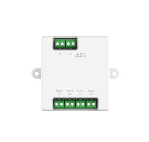 Hikvision DS-KAD7061EY 2-Wire HD Distributor with 4 Indoor Station Channels, 2 Cascade Interfaces, 6 Status Indicators & No Power Supply Required