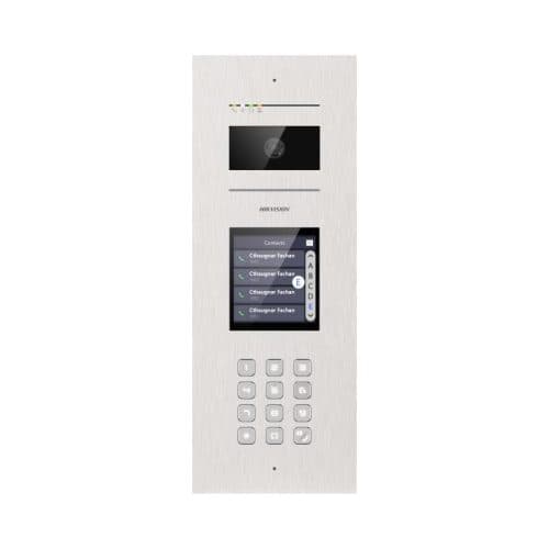 Hikvision DS-KD7003EY-S2 2-Wire HD Door Station with Stainless Steel 316L Panel, Touch Display, Wide Angle WDR & IK08 Protection