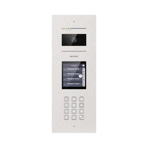 Hikvision DS-KD7003EY-S2 2-Wire HD Door Station with Stainless Steel 316L Panel, Touch Display, Wide Angle WDR & IK08 Protection