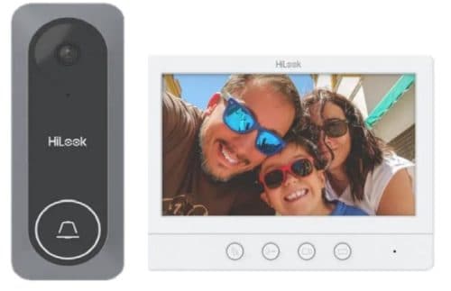 HiLook HA-KIT-A2 4-Wire Video Intercom Kit with 7-Inch Indoor Monitor, Door Station and Night Vision