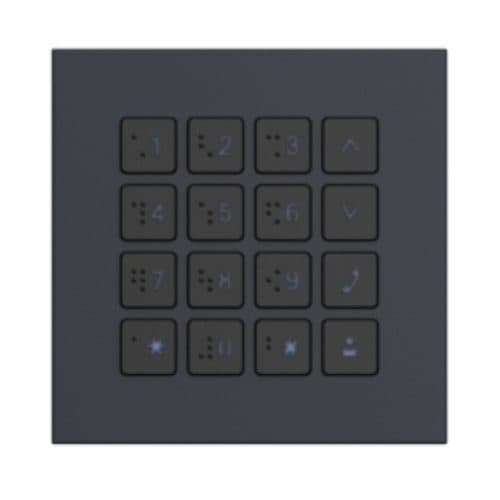 Dahua DHI-VTO4202FB-MK Black Backlit Keypad Module for Modular Video Intercom Door Stations, IP65 & IK07