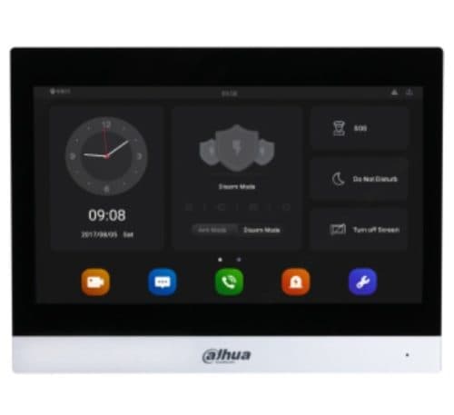 Dahua DHI-VTH8A41KMS-W 10-Inch Android IP Wi-Fi Video Intercom Monitor with Touchscreen & PoE