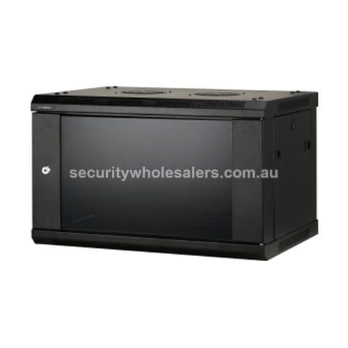 Dahua DH-PFC200D-6U4D 19 Inch 6U Wall Mount Rack Cabinet Steel Black 600x450x372mm