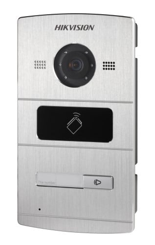 Hikvision DS-KV8102-IM Villa Door Station, 1 Button, Aluminium, PON, HD720P, IP65