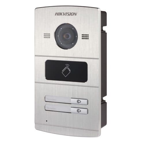 Hikvision DS-KV8202 Villa Door Station, 2 Button, Aluminium, PON, HD720P, IP65