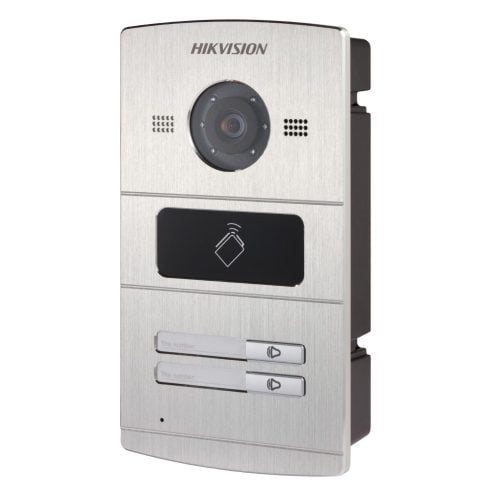 Hikvision DS-KV8202 Villa Door Station, 2 Button, Aluminium, PON, HD720P, IP65