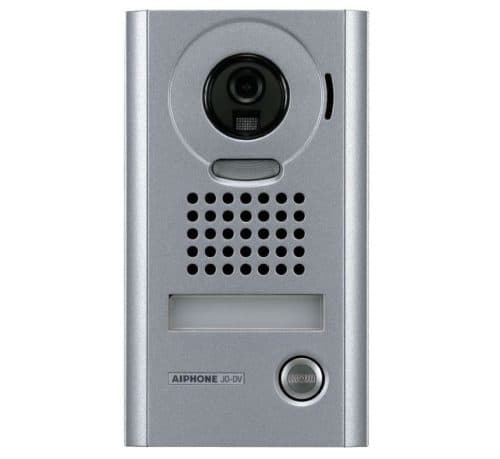 Aiphone JO-DV JO Vandal Resistance Video Door Station, Zinc, Surface Mount