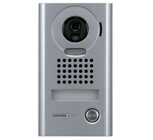 Aiphone JO-DV JO Vandal Resistance Video Door Station, Zinc, Surface Mount