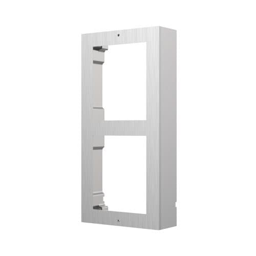 Hikvision DS-KD-ACW2/S 2nd Gen Intercom Double Gang Housing, Surface Mount, Stainless Steel