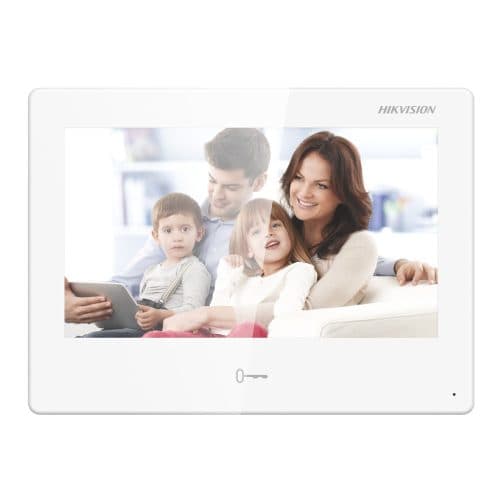 Hikvision DS-KH9310-WTE1 2nd Gen IP Intercom, 7″ Android Room Station, PoE, 12VDC, White