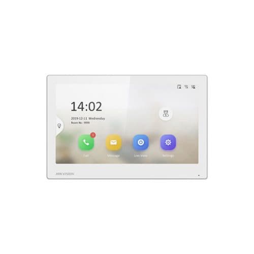 Hikvision DS-KH6350-WTE1 Gen2 IP-Based 7 inch Indoor Intercom Station Wifi WHITE
