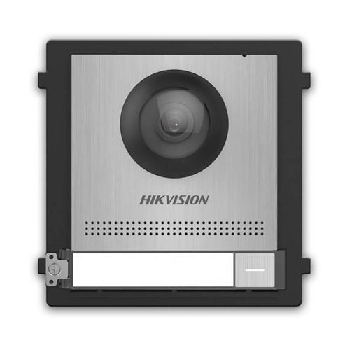 Hikvision DS-KD8003Y-IME2/S Gen2 Y Series 2 Wire Intercom, Door Station with Camera, 1 Button, IP65 Stainless Steel