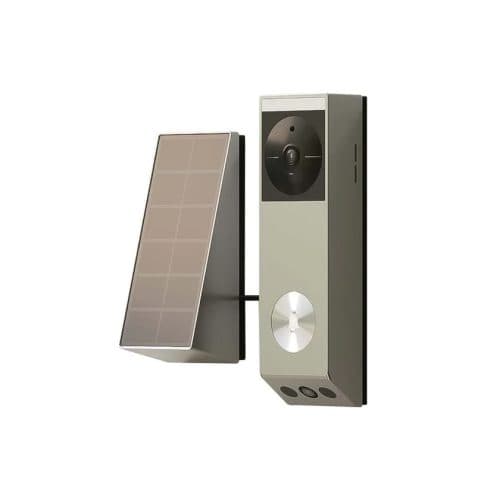 EZVIZ EP3X Dual Lens Doorbell Solar Panel Accessory, EMMC 32GB