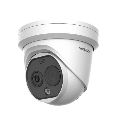 Hikvision Heat Pro DS-2TD1228T-2-QA 4mp BI-SPECTRUM Fire & Smoke, Turret Camera, 2.1mm, 2.2mm, IR 15m