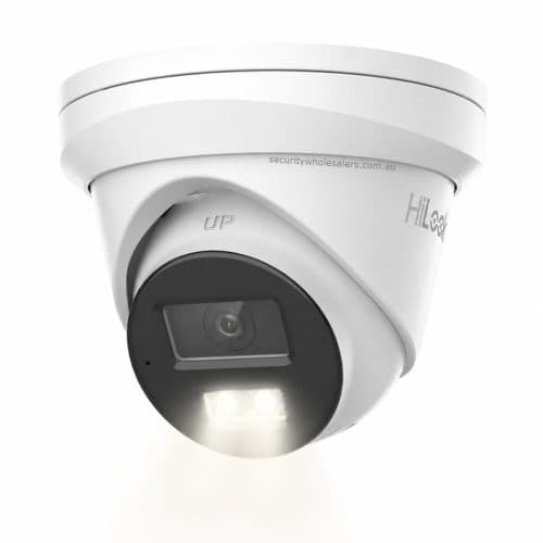 HiLook IPC-T383H-MU Pro 8MP Acusense Turret IP Camera with Mic Colour Night (White or Black)