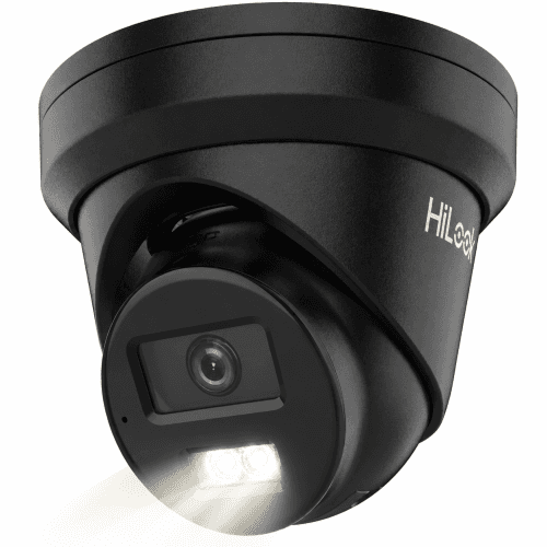 HiLook IPC-T383H-MU Pro 8MP Acusense Turret IP Camera with Mic Colour Night BLACK