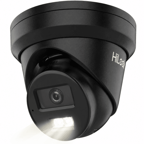 HiLook IPC-T383H-MU Pro 8MP Acusense Turret IP Camera with Mic Colour Night BLACK