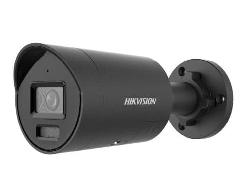 Hikvision 8MP AcuSense BLACK Mini Bullet Strobe Audio DS-2CD2086G2H-I2U-SL-BLK (BLACK)