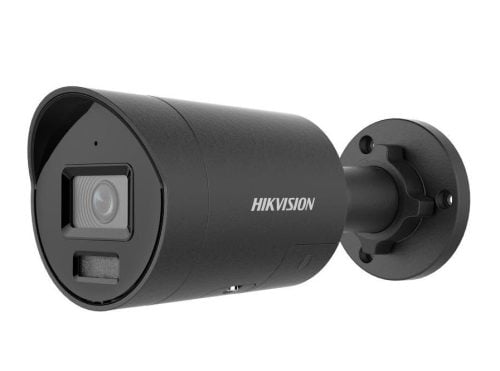 Hikvision 8MP AcuSense BLACK Mini Bullet Strobe Audio DS-2CD2086G2H-I2U-SL-BLK (BLACK)