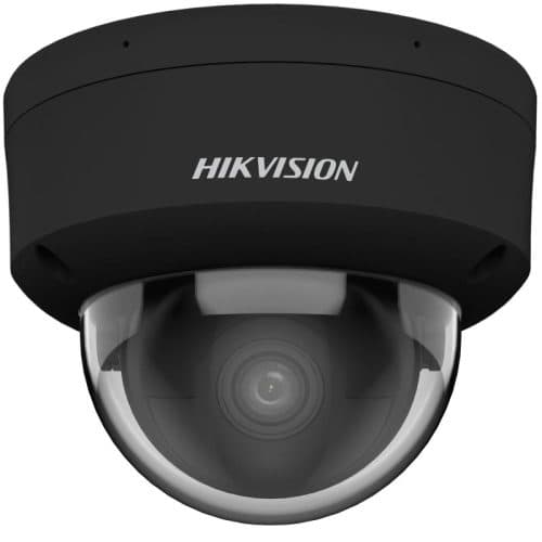Hikvision 8MP AcuSense DS-2CD2186G2H-ISU-BLK Dome Camera, Fixed 2.8mm, IR 30M, Mic (BLACK)