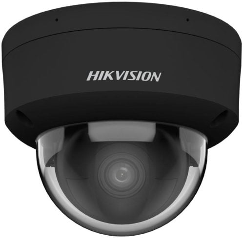 Hikvision 8MP AcuSense DS-2CD2186G2H-ISU-BLK Dome Camera, Fixed 2.8mm, IR 30M, Mic (BLACK)