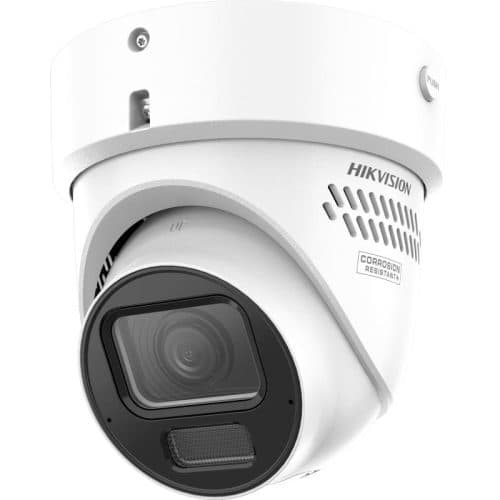 Hikvision DS-2CD3H66G2H-LIZSUY-SL 6MP Dual Illumination Turret Camera With Strobe Light & Audio Alarm, Motorised Varifocal 2.7–13.5mm, IR/White Light Up To 40m