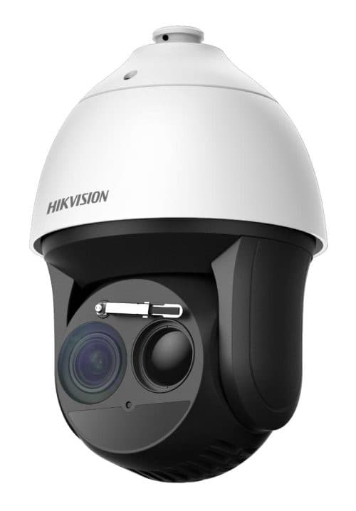 Hikvision Thermal & Optical DS-2TD4167T-25/W Bi-Spectrum Network Speed Dome Camera with Thermography, 25mm Lens, Perimeter Protection