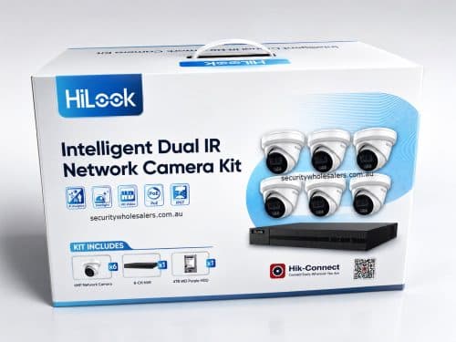 HiLook IPC-T361H-MU 6 Camera 6MP CCTV Kit with NVR-108MH-C/8P 4TB HDD