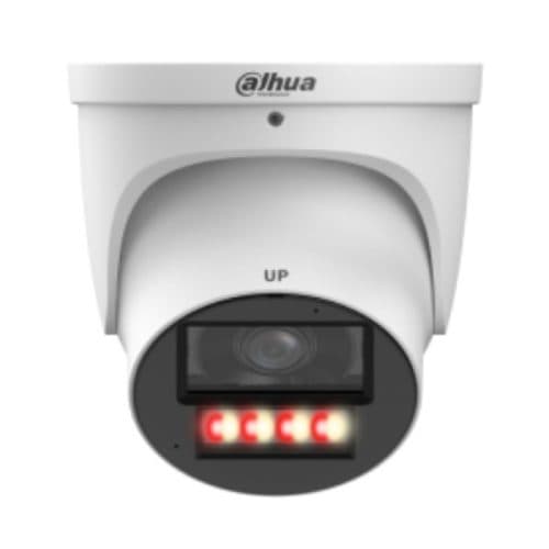 Dahua 8MP WizMind DH-IPC-HDW5859H-ASE-PV-PRO Pro Series WizColor Turret Camera with Active Deterrence, 2-Way Audio, 60m IR