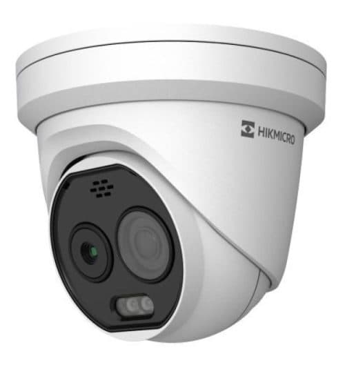 Hikvision HeatPro HM-TD1228T-3-G1-T3A Thermal Turret Camera with 3mm Lens and Temperature Measurement
