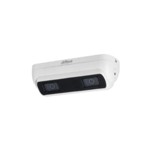 Dahua 3MP WizMind DH-IPC-HDW8341X-BV-3D Dual-Lens Turret Camera with Stereo Analysis, 2.8/3.6mm Lens, 20m IR