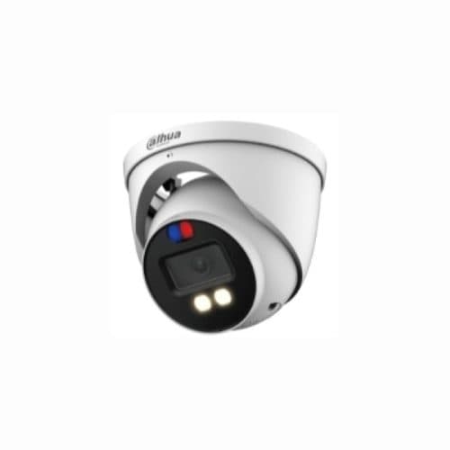 Dahua 5MP Smart Dual Light DH-HAC-ME1509HP-A-PV-0280B HDCVI Turret Camera with Active Deterrence, 2.8mm Lens, 40m Illumination