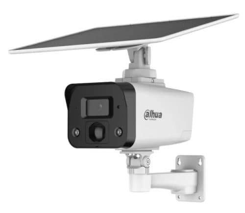Dahua 4MP Smart Dual Light DH-IPC-HFW2441DG-4G-SP-B-MAX 4G Solar Bullet Camera with Active Deterrence, 3.6mm Lens, 30m IR